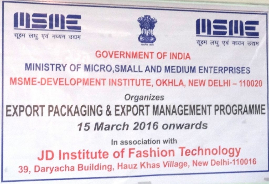 JD Institute of Fashion Technology in Collaboration with Ministry of Micro, Small and Medium Enterprises (MSME)  - JD Institute of Fashion Technology in Collaboration with Ministry of Micro Small and Medium Enterprises MSME 3 1024x700 - JD Institute of Fashion Technology in Collaboration with Ministry of Micro, Small and Medium Enterprises (MSME)