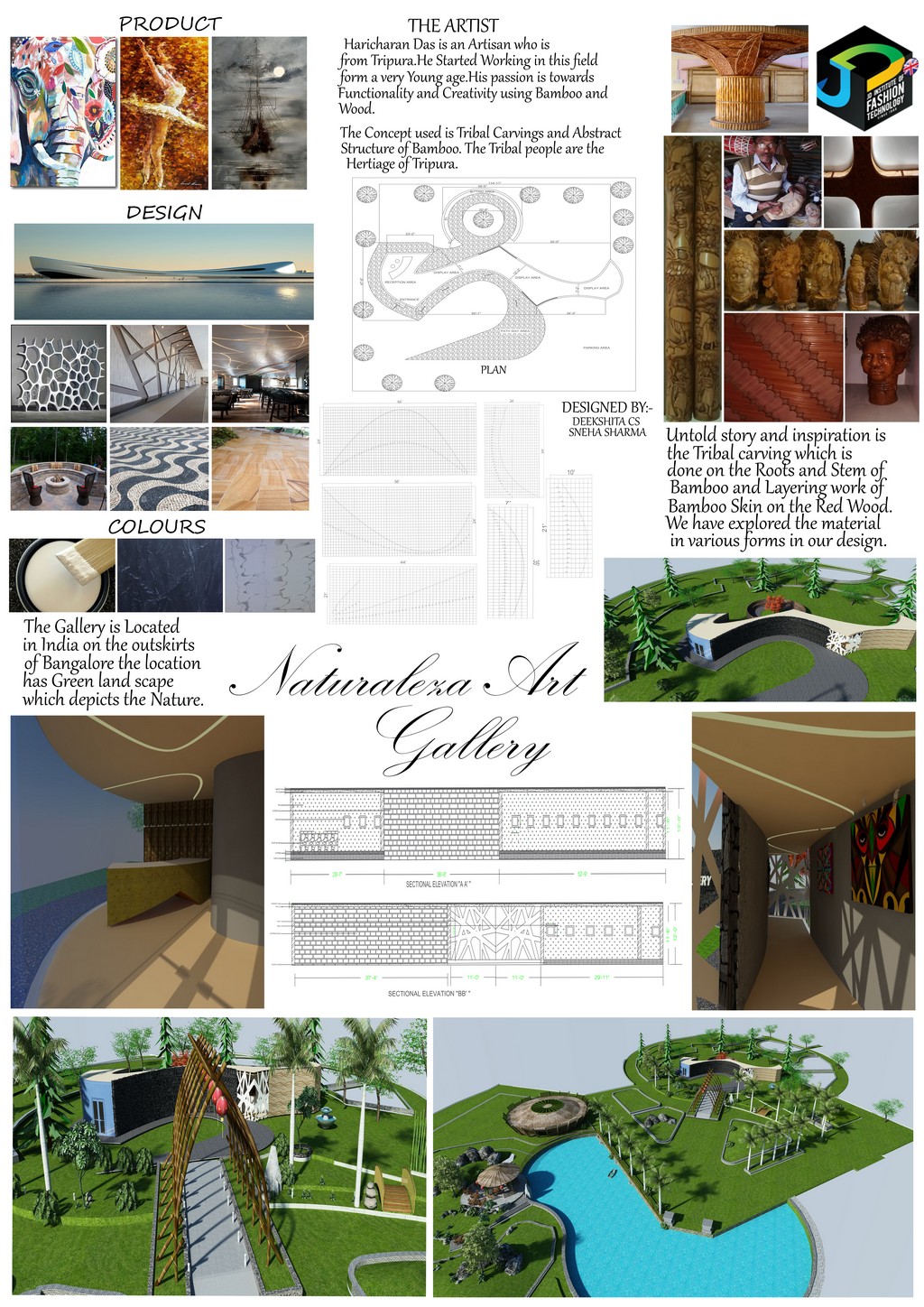 - mood board - JD ANNUAL DESIGN AWARDS 2016 – UNTOLD STORIES – Department of Interior Design &#8211; BY DEEKSHITHA CS AND SNEHA SHARMA – INSPIRED BY HARICHARAN DAS