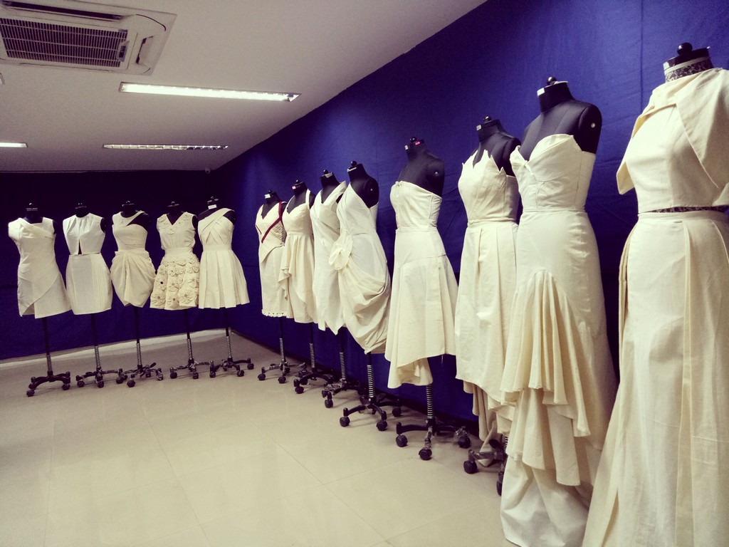 Display of Fabric Draping – Diploma Batch – Department of Fashion and Apparel Design