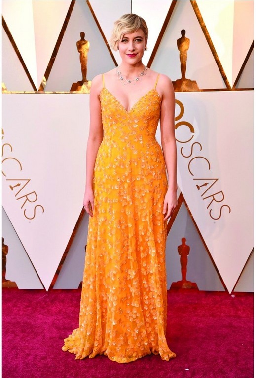 best dressed at the oscar 2018 red carpet - Greata Gerwig - Best dressed at the Oscar 2018 Red Carpet