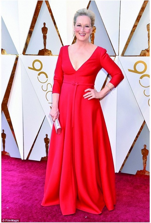 best dressed at the oscar 2018 red carpet - Meryl Streep - Best dressed at the Oscar 2018 Red Carpet
