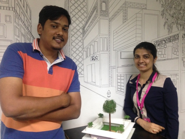 landscape model making - Bijeta and Rahul 1 640x480 - Landscape Model Making &#8211; Advance Diploma in Interior Design