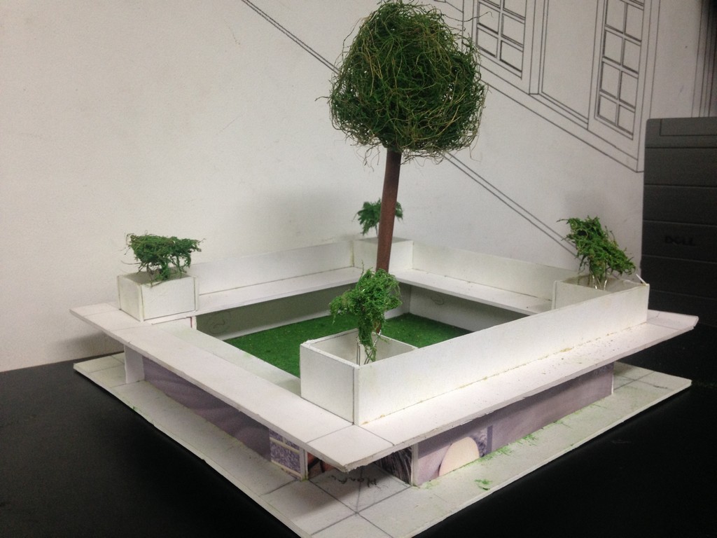 landscape model making - Bijeta and Rahul 3 - Landscape Model Making &#8211; Advance Diploma in Interior Design