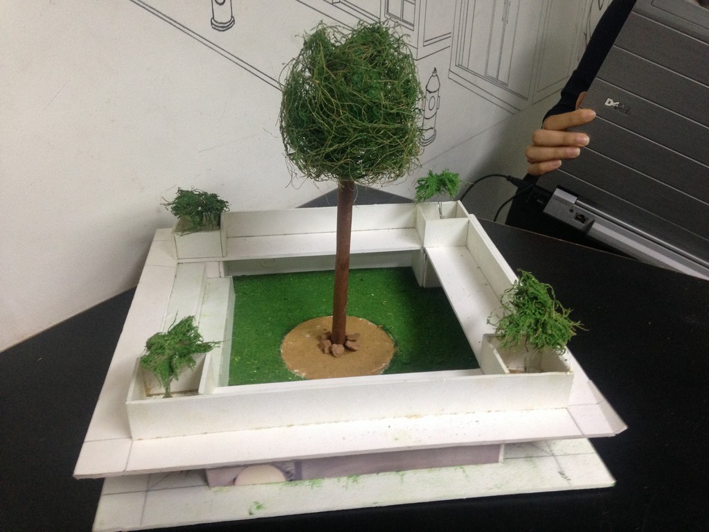 landscape model making - Bijeta and Rahul 5 - Landscape Model Making &#8211; Advance Diploma in Interior Design