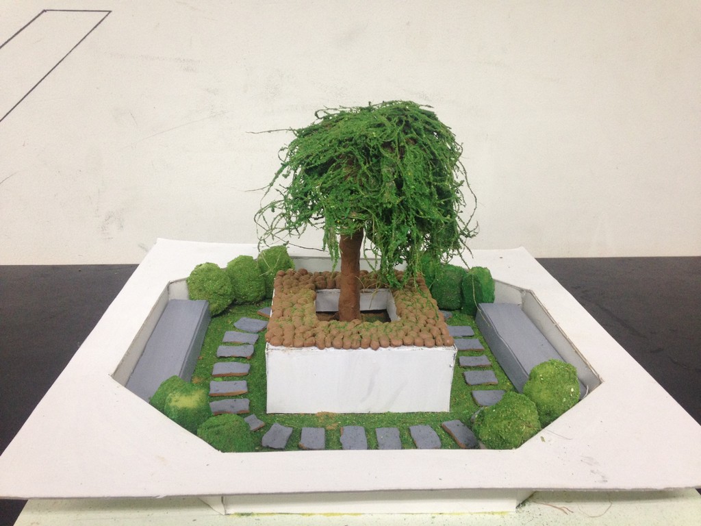 landscape model making - Shreya Vidushi 13 - Landscape Model Making &#8211; Advance Diploma in Interior Design