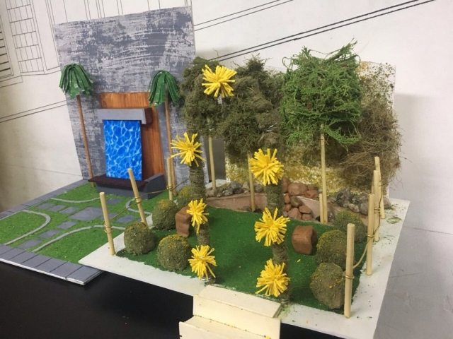 landscape model making - akshata vikshita 7 640x480 - Landscape Model Making &#8211; Advance Diploma in Interior Design