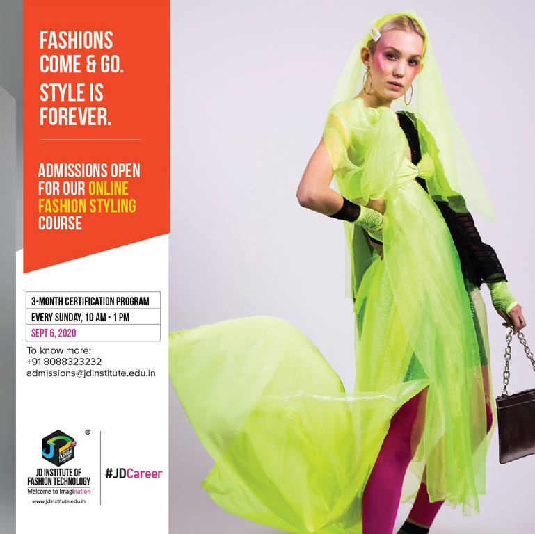 fashion - Fashion Styling sept6a - JD INSTITUTE OFFERS AN ONLINE CERTIFICATE PROGRAM IN FASHION STYLING