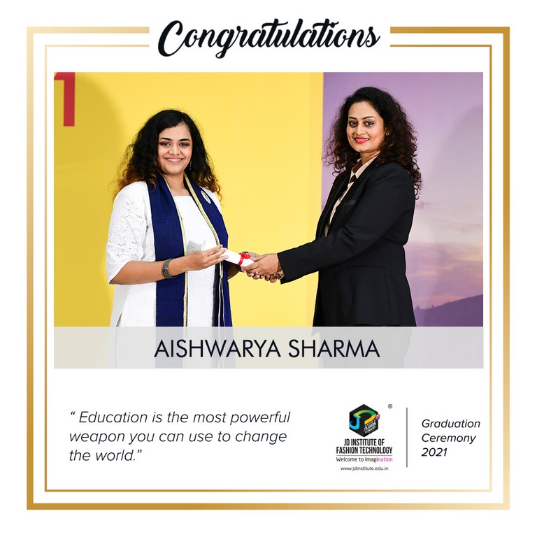 convocation - Aishwarya Sharma - Convocation Ceremony 2021: JEDIIAN’s Moment Of Pride 