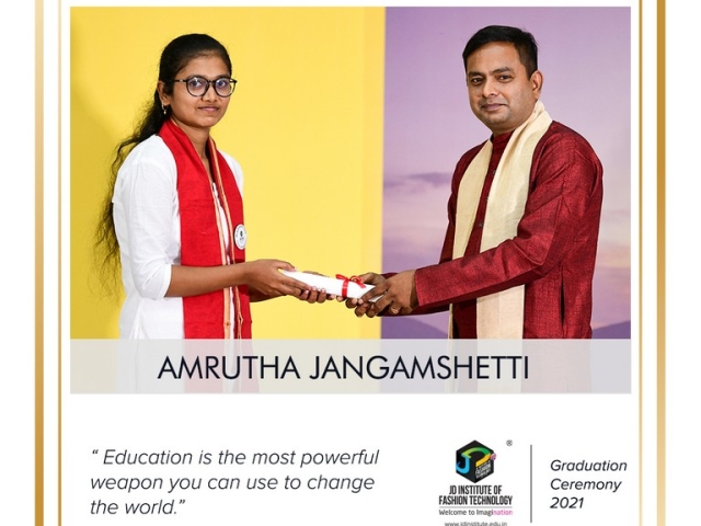 convocation - Amrutha Jangamshetti 640x480 c - Convocation Ceremony 2021: JEDIIAN’s Moment Of Pride 