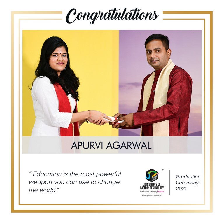 convocation - Apurvi Agarwal - Convocation Ceremony 2021: JEDIIAN’s Moment Of Pride 
