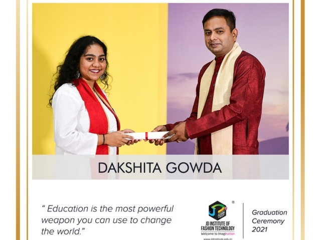 convocation - Dakshita Gowda 640x480 c - Convocation Ceremony 2021: JEDIIAN’s Moment Of Pride 