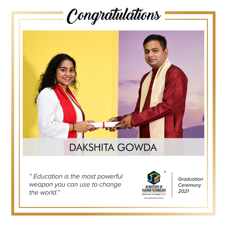convocation - Dakshita Gowda - Convocation Ceremony 2021: JEDIIAN’s Moment Of Pride 