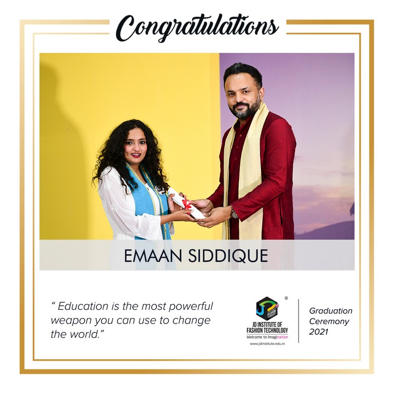 convocation - Emaan Siddique - Convocation Ceremony 2021: JEDIIAN’s Moment Of Pride 