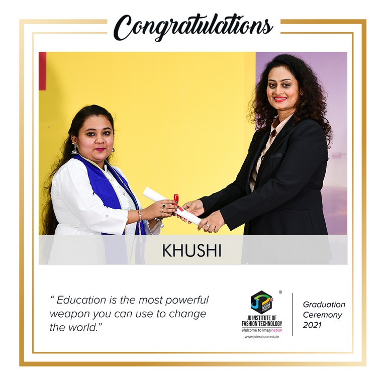 convocation - Khushi - Convocation Ceremony 2021: JEDIIAN’s Moment Of Pride 