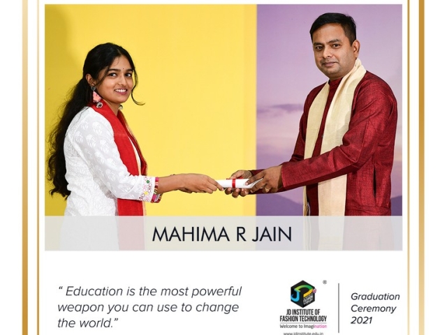 convocation - Mahima R Jain 640x480 c - Convocation Ceremony 2021: JEDIIAN’s Moment Of Pride 