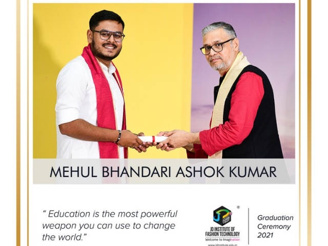 convocation - Mehul Bhandari Ashok Kumar 640x480 c - Convocation Ceremony 2021: JEDIIAN’s Moment Of Pride 