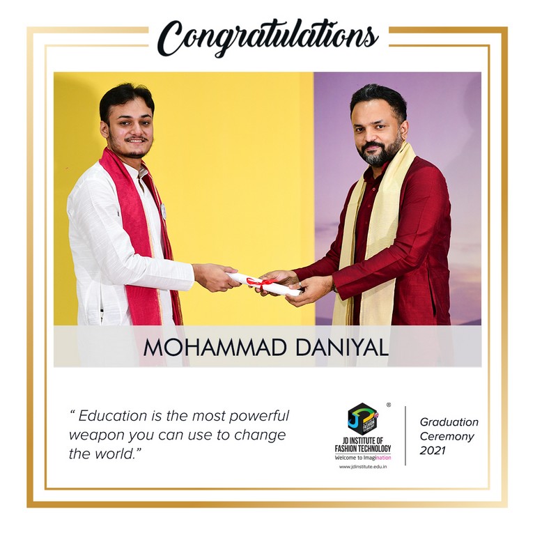 convocation - Mohammad Daniyal - Convocation Ceremony 2021: JEDIIAN’s Moment Of Pride 