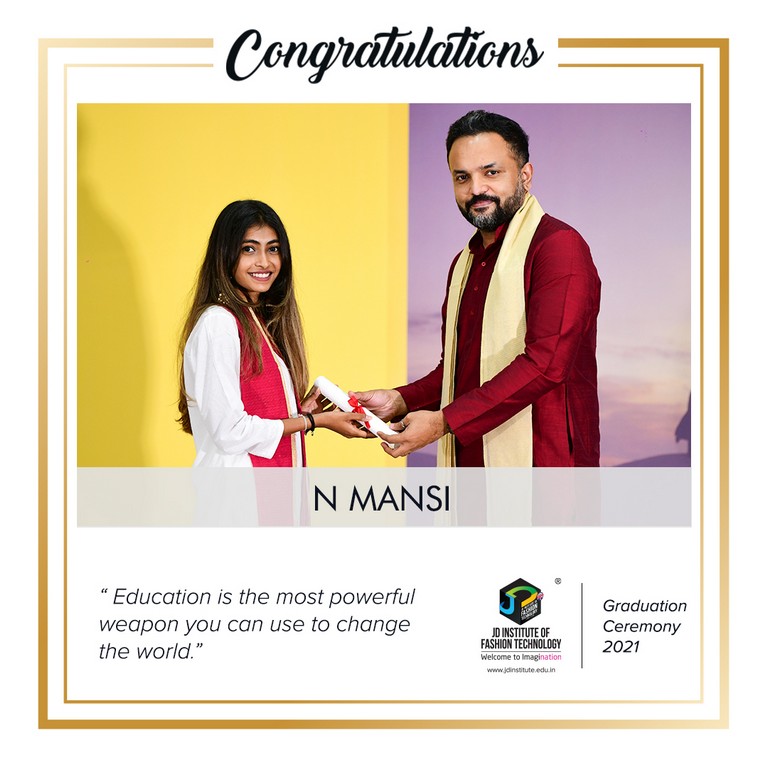 convocation - N Mansi - Convocation Ceremony 2021: JEDIIAN’s Moment Of Pride 