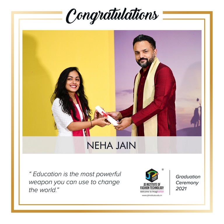 convocation - Neha Jain - Convocation Ceremony 2021: JEDIIAN’s Moment Of Pride 