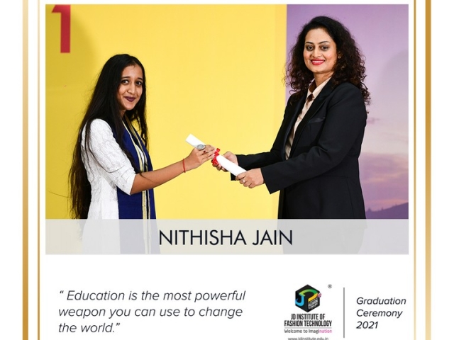 convocation - Nithisha Jain 640x480 c - Convocation Ceremony 2021: JEDIIAN’s Moment Of Pride 