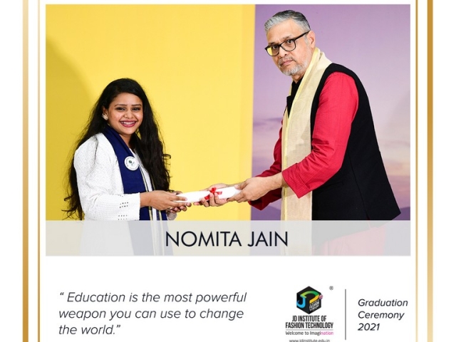 convocation - Nomita Jain 640x480 c - Convocation Ceremony 2021: JEDIIAN’s Moment Of Pride 