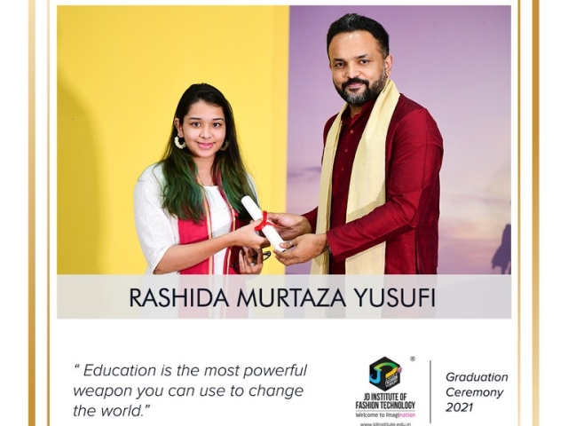 convocation - Rashida Murtaza Yusufi 640x480 c - Convocation Ceremony 2021: JEDIIAN’s Moment Of Pride 