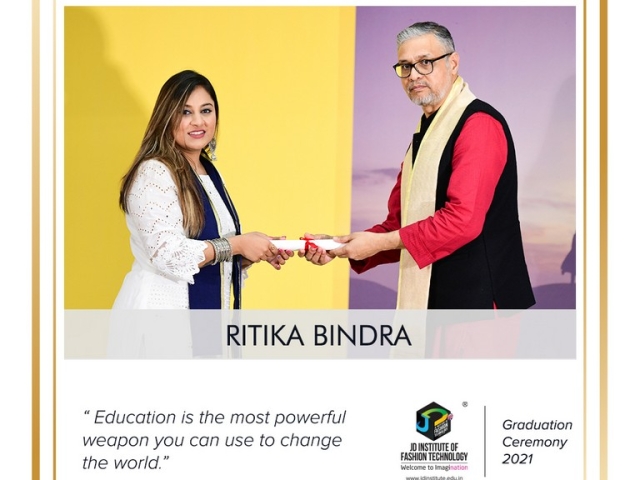 convocation - Ritika Bindra 640x480 c - Convocation Ceremony 2021: JEDIIAN’s Moment Of Pride 