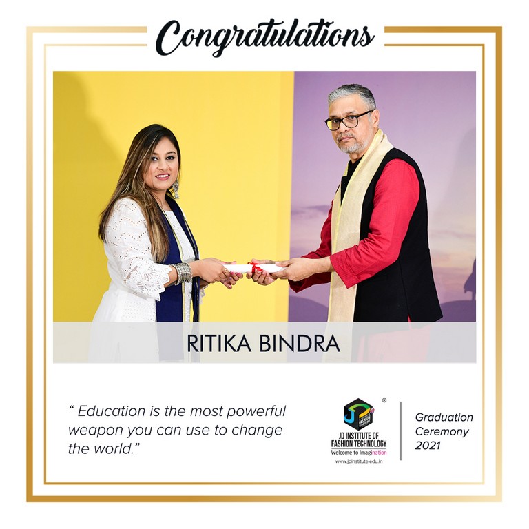 convocation - Ritika Bindra - Convocation Ceremony 2021: JEDIIAN’s Moment Of Pride 