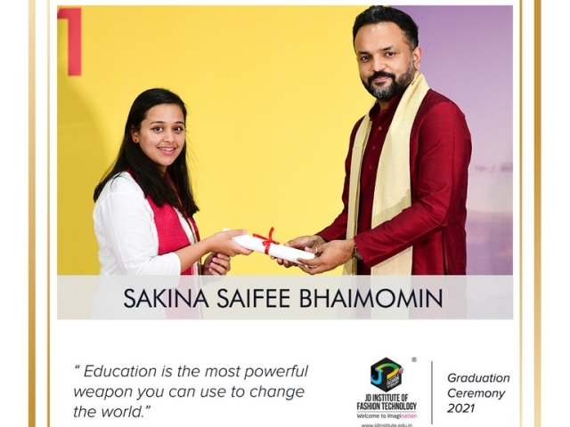 convocation - Sakina Saifee Bhaimomin 640x480 c - Convocation Ceremony 2021: JEDIIAN’s Moment Of Pride 