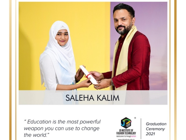 convocation - Saleha Kalim 640x480 c - Convocation Ceremony 2021: JEDIIAN’s Moment Of Pride 