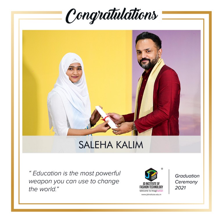 convocation - Saleha Kalim - Convocation Ceremony 2021: JEDIIAN’s Moment Of Pride 