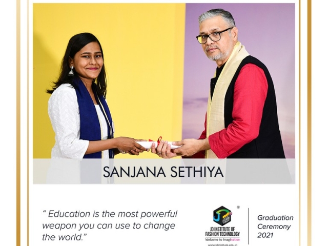 convocation - Sanjana Sethiya 640x480 c - Convocation Ceremony 2021: JEDIIAN’s Moment Of Pride 