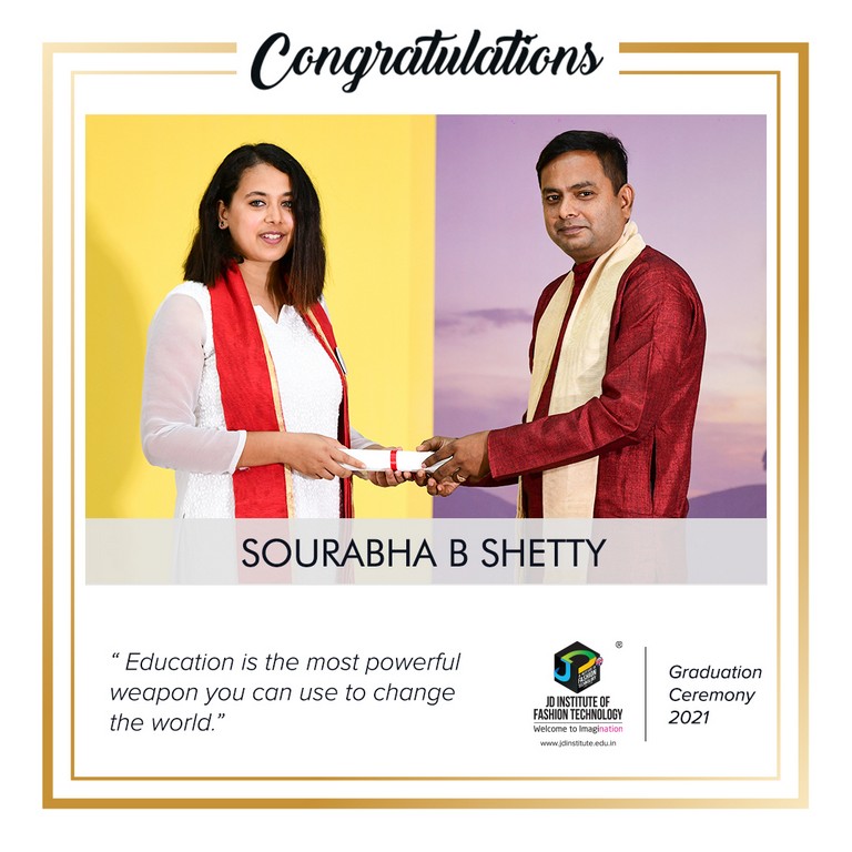 convocation - Sourabha B Shetty - Convocation Ceremony 2021: JEDIIAN’s Moment Of Pride 