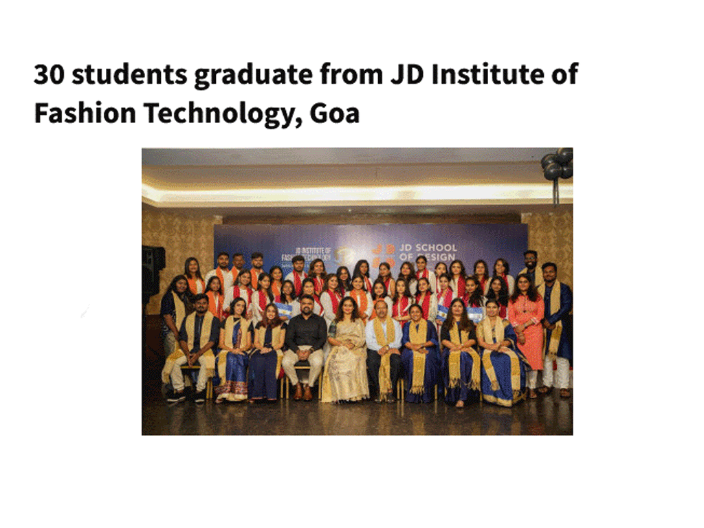JD School of Design Goa Gets Covered By Numerous Media Agencies news room - pixstory 1 - News Room