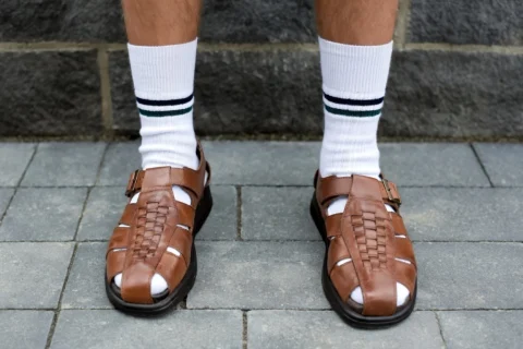 3 Sandals and Socks (2)