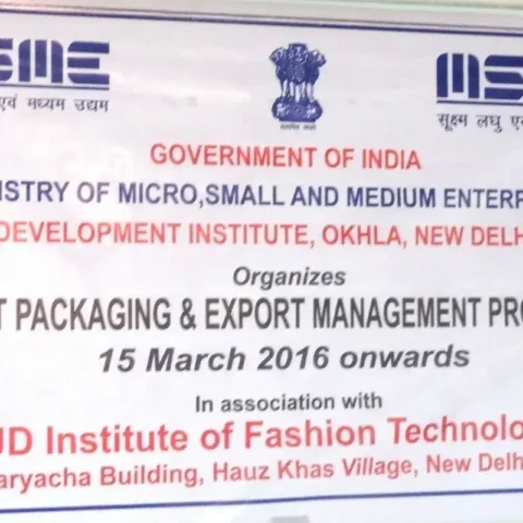 JD Institute of Fashion Technology in Collaboration with Ministry of Micro, Small and Medium Enterprises (MSME) (3)