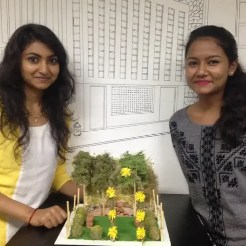 LANDSCAPE MODEL MAKING – ADVANCE DIPLOMA IN INTERIOR DESIGN – BATCH OF 2015