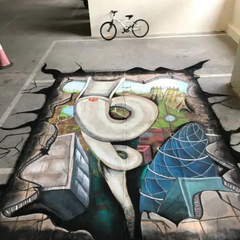 3D Street Art Installation9