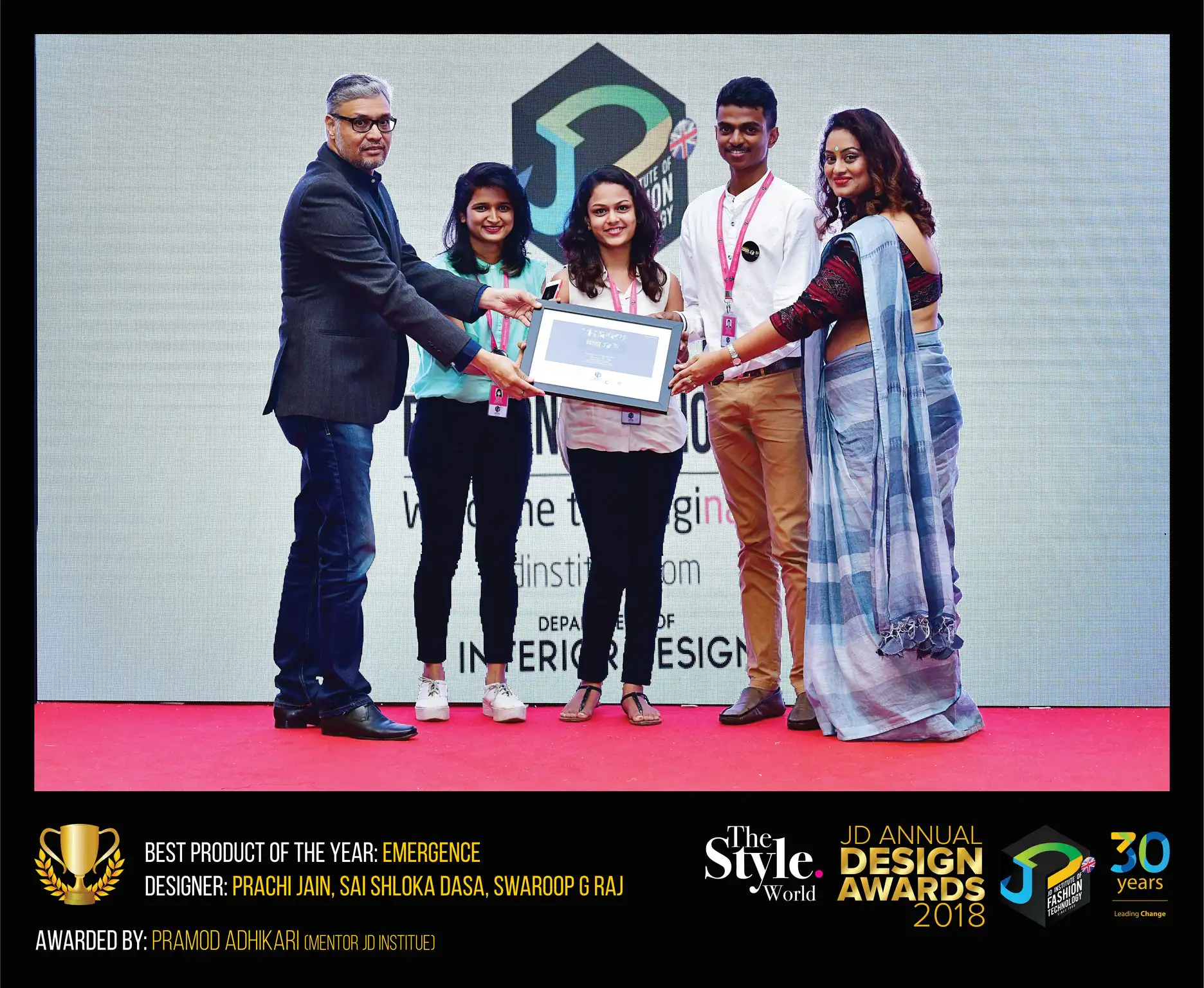 Emergence – Change – JD Annual Design Awards 2018 | Designer: Prachi Jain, Shlokha Dasa and Swaroop G Raj | Photography : Jerin Nath (@jerin_nath)