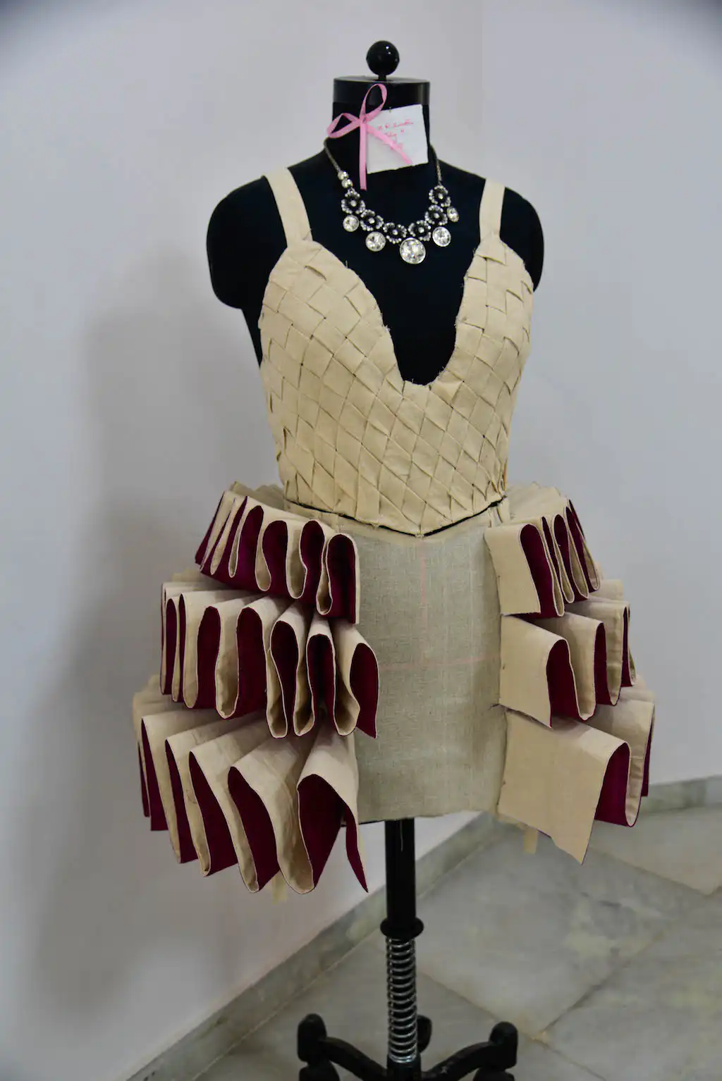 Dreams fold into Drapes | Fashion Draping exhibition at JD Institute