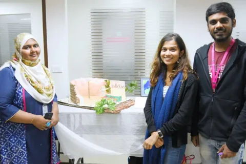 STUDENTS OF INTERIOR DESIGN DISPLAY MINIATURE RETAIL SPACE LAYOUTS (8)
