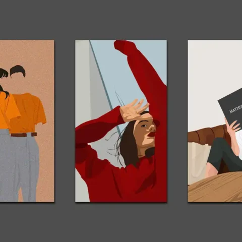 Digital art illustration