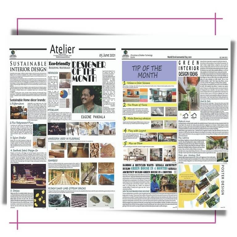 Atelier – A monthly Digital Newsletter by JD Institute, Cochin 