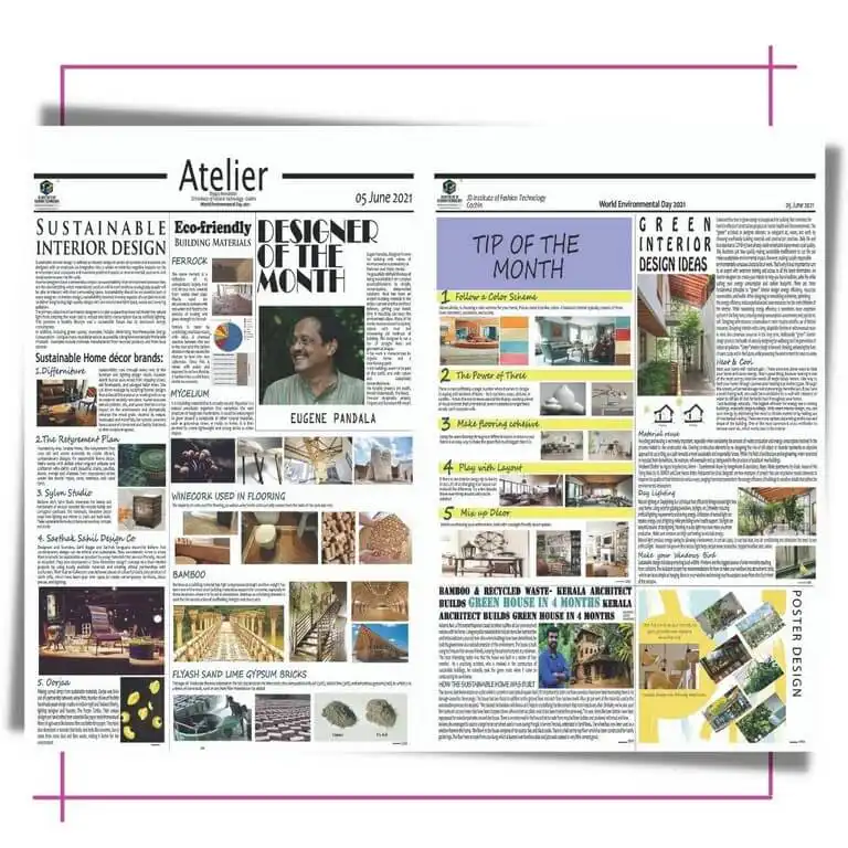 Atelier – A monthly Digital Newsletter by JD Institute, Cochin