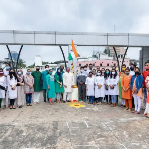 JD Institute celebrates 75th Independence Day complying with COVID guidelines
