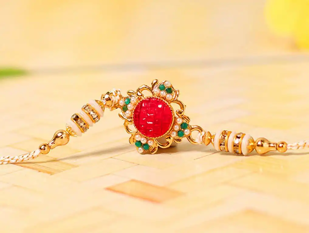 Red Stone Rakhi