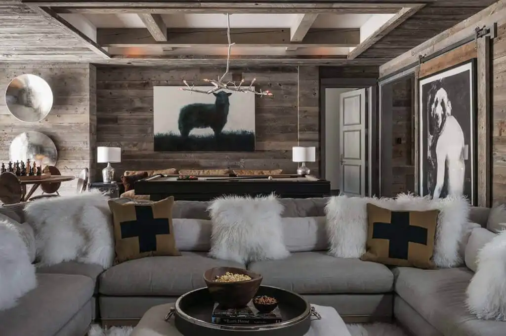 Features of rustic interior design 
