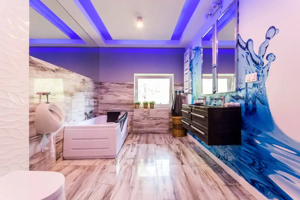 Use of marble in interior design