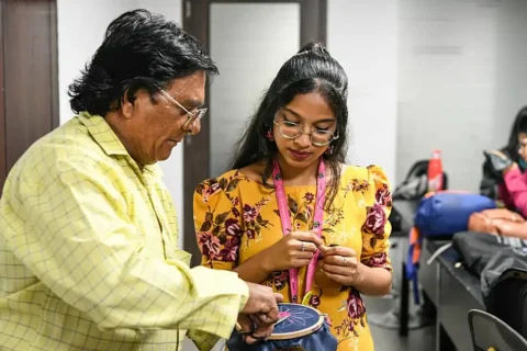 Kashmiri Velvet Hand Embroidery Workshop For Jediiians