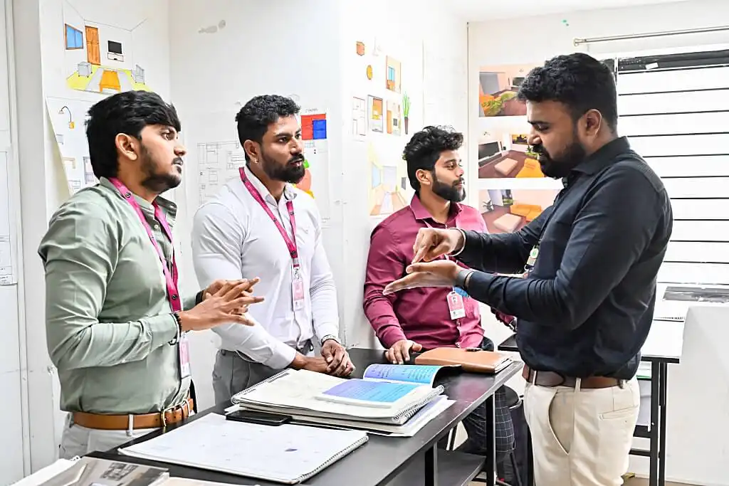 Interior Design Display Organised By Aspirants At JD Institute